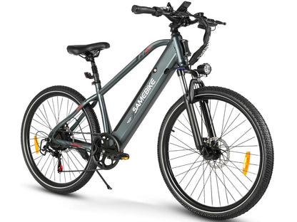 SAMEBIKE RS-A01MEN Urban Electric Bike – 250W Motor | 36V 15Ah Battery | 55Nm Torque | 27.5″ Tyres | Up to 110km Range | City Commuter E-Bike
