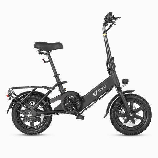DYU C3 Folding Electric Bike – 250W Motor | 7.5Ah Battery