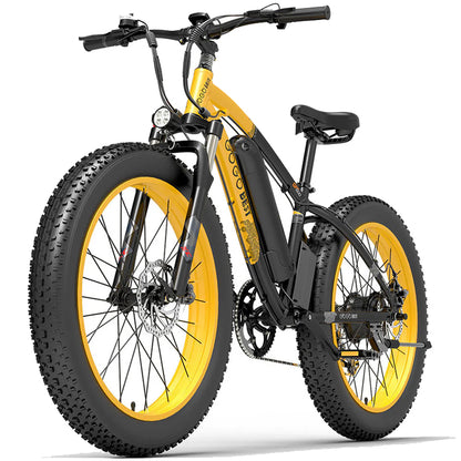 GOGOBEST GF600 Electric Mountain Bike – Dual 1000W Motors | 48V 23Ah Battery | 26″ Fat Tyres | Front Suspension | All-Terrain Adventure E-Bike