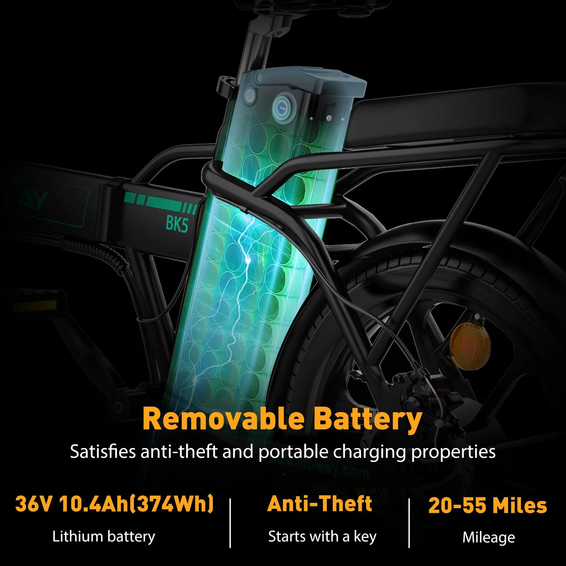 Hitway BK5S Folding Electric Bike 