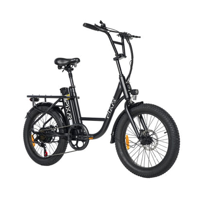 PIXAR Fun1 Electric Bike – 350W Motor | 36V 10.4Ah Battery | Fat Tyres | Shimano 7-Speed | Front Suspension | Up to 65km Range | Compact Urban E-Bike