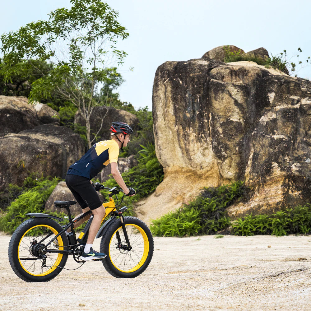 GOGOBEST GF600 Electric Mountain Bike – Dual 1000W Motors | 48V 23Ah Battery | 26″ Fat Tyres | Front Suspension | All-Terrain Adventure E-Bike