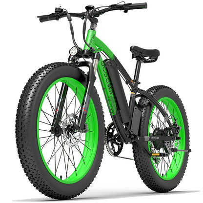 GOGOBEST GF600 Electric Mountain Bike – Dual 1000W Motors | 48V 23Ah Battery | 26″ Fat Tyres | Front Suspension | All-Terrain Adventure E-Bike