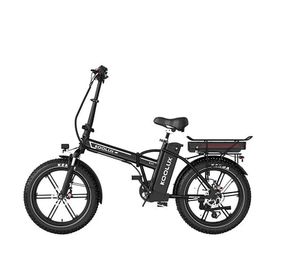 KOOLUX X11 Fat Tyre Dual Battery Electric Bike – 500W Motor | 48V 23.4Ah Dual Battery System | 20″ × 4.0″ Tyres | Folding Frame | Up to 150km Range | Long-Range All-Terrain E-Bike