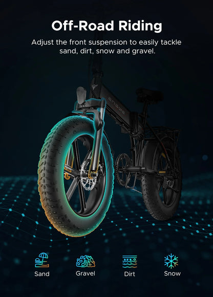 Engwe EP‑2 Pro Folding Fat Tire E‑Bike