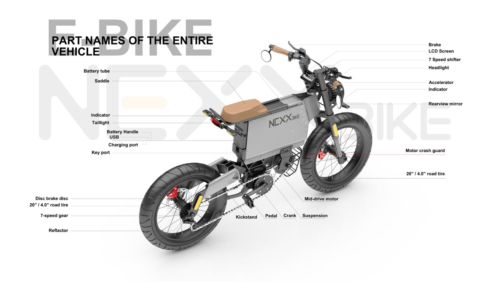NEXXBIKE X5 PLUS Electric Bike 