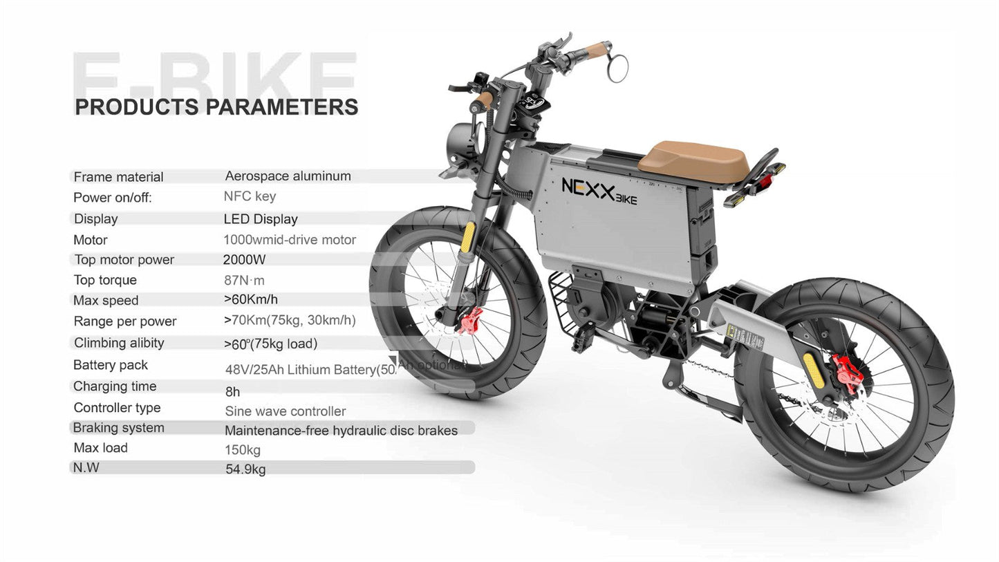 NEXXBIKE X5 PLUS Electric Bike 