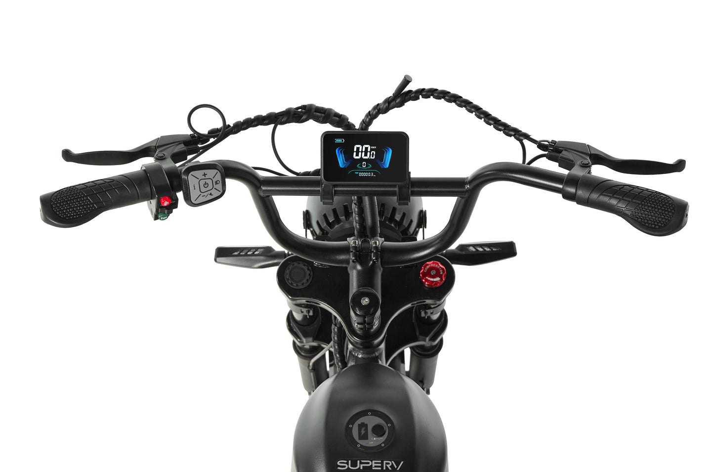 PIXAR SuperV Retro Electric Bike – 500W Motor | 48V 15.6Ah / 30Ah Battery | 20″ × 4.0″ Fat Tyres | Retro Cruiser Design | Up to 80km Range | Urban Fat Tyre E-Bike