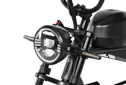 PIXAR SuperV Retro Electric Bike – 500W Motor | 48V 15.6Ah / 30Ah Battery | 20″ × 4.0″ Fat Tyres | Retro Cruiser Design | Up to 80km Range | Urban Fat Tyre E-Bike