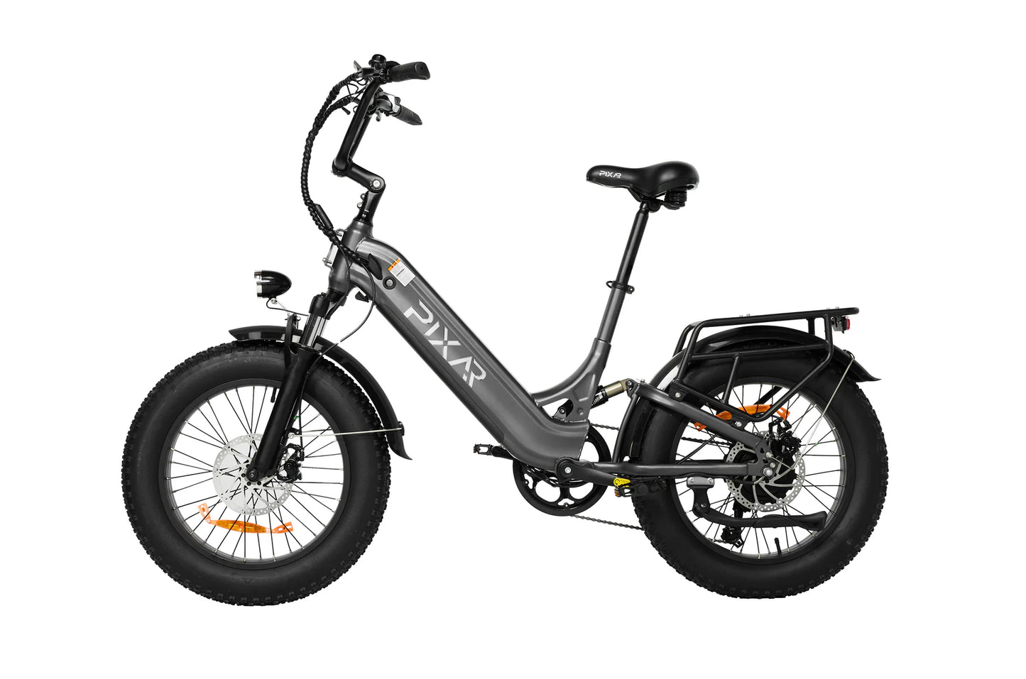 PIXAR Ride1 Electric Bike – 500W Peak Motor | 48V Battery | Fat Tyres | Shimano 7-Speed | Front Suspension | Urban All-Terrain E-Bike