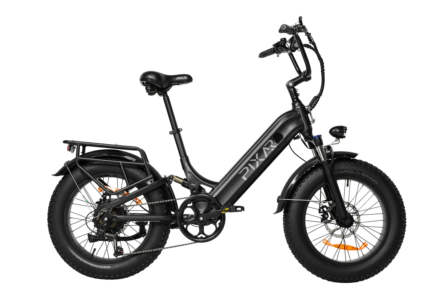 PIXAR Ride1 Electric Bike – 500W Peak Motor | 48V Battery | Fat Tyres | Shimano 7-Speed | Front Suspension | Urban All-Terrain E-Bike