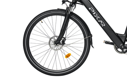 PIXAR City1 Electric Bike – 250W Motor | 36V Battery | Fat Tyres | Shimano 7-Speed | Front Suspension | Urban Commuter E-Bike