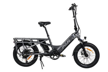 PIXAR Plus7 Electric Bike – 500W Motor | 48V 10.4Ah Removable Battery | Fat Tyres | Shimano 7-Speed | Front Suspension | Up to 65km Range | Urban Fat Tyre E-Bike