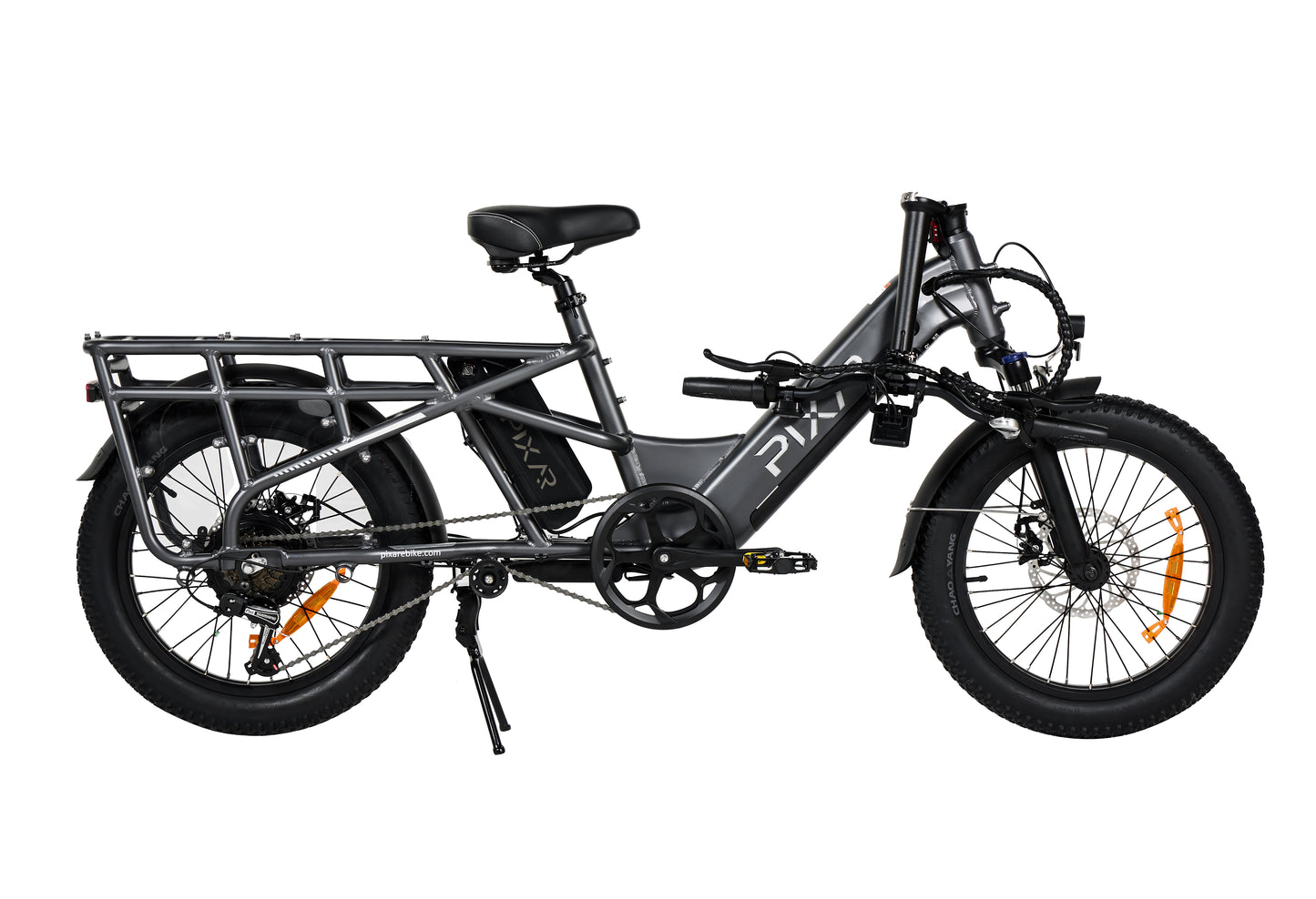 PIXAR Plus7 Electric Bike – 500W Motor | 48V 10.4Ah Removable Battery | Fat Tyres | Shimano 7-Speed | Front Suspension | Up to 65km Range | Urban Fat Tyre E-Bike