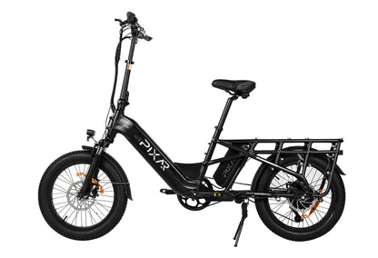 PIXAR Plus7 Electric Bike – 500W Motor | 48V 10.4Ah Removable Battery | Fat Tyres | Shimano 7-Speed | Front Suspension | Up to 65km Range | Urban Fat Tyre E-Bike