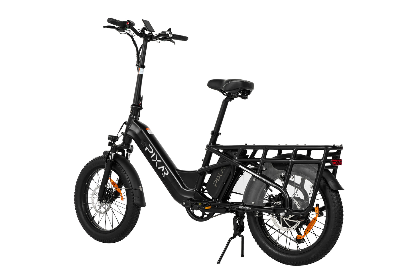 PIXAR Plus7 Electric Bike – 500W Motor | 48V 10.4Ah Removable Battery | Fat Tyres | Shimano 7-Speed | Front Suspension | Up to 65km Range | Urban Fat Tyre E-Bike