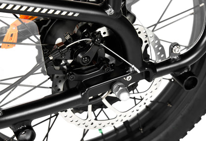 PIXAR Plus7 Electric Bike – 500W Motor | 48V 10.4Ah Removable Battery | Fat Tyres | Shimano 7-Speed | Front Suspension | Up to 65km Range | Urban Fat Tyre E-Bike