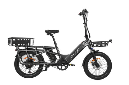 PIXAR Plus7 Electric Bike – 500W Motor | 48V 10.4Ah Removable Battery | Fat Tyres | Shimano 7-Speed | Front Suspension | Up to 65km Range | Urban Fat Tyre E-Bike