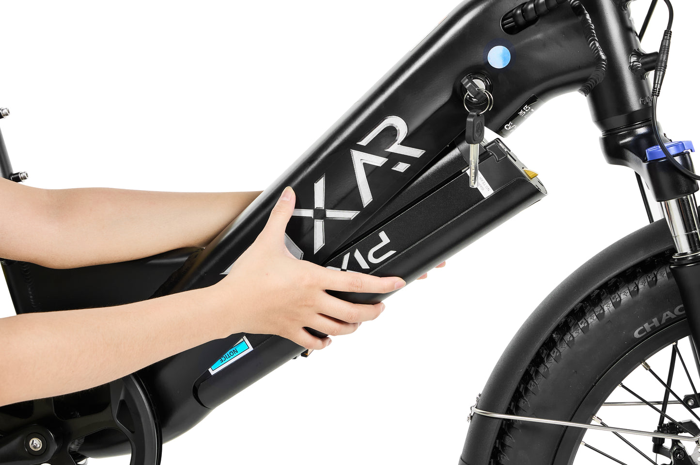 PIXAR Plus7 Electric Bike – 500W Motor | 48V 10.4Ah Removable Battery | Fat Tyres | Shimano 7-Speed | Front Suspension | Up to 65km Range | Urban Fat Tyre E-Bike
