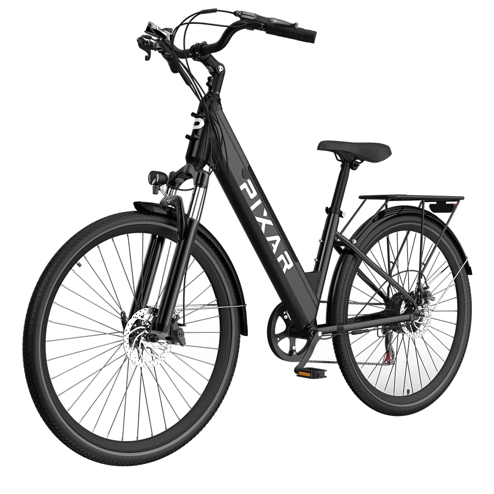 PIXAR Cruiser Electric Bike – 250W Motor | Samsung 36V 12.8Ah Battery | 27.5″ Wheels | Hydraulic Brakes | Up to 100km Range | Retro City Commuter E-Bike