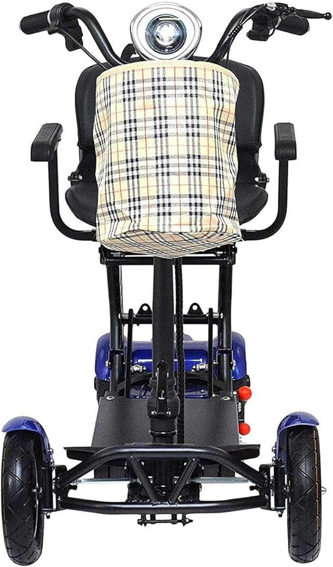 Compact 4-Wheel Mobility Scooter – Folding Design | Adjustable Seat | Portable Travel Scooter | Comfortable Everyday Mobility Aid
