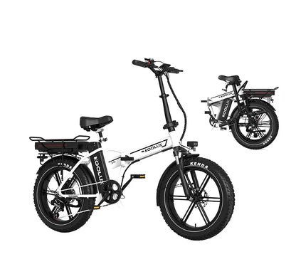KOOLUX X11 Fat Tyre Dual Battery Electric Bike – 500W Motor | 48V 23.4Ah Dual Battery System | 20″ × 4.0″ Tyres | Folding Frame | Up to 150km Range | Long-Range All-Terrain E-Bike