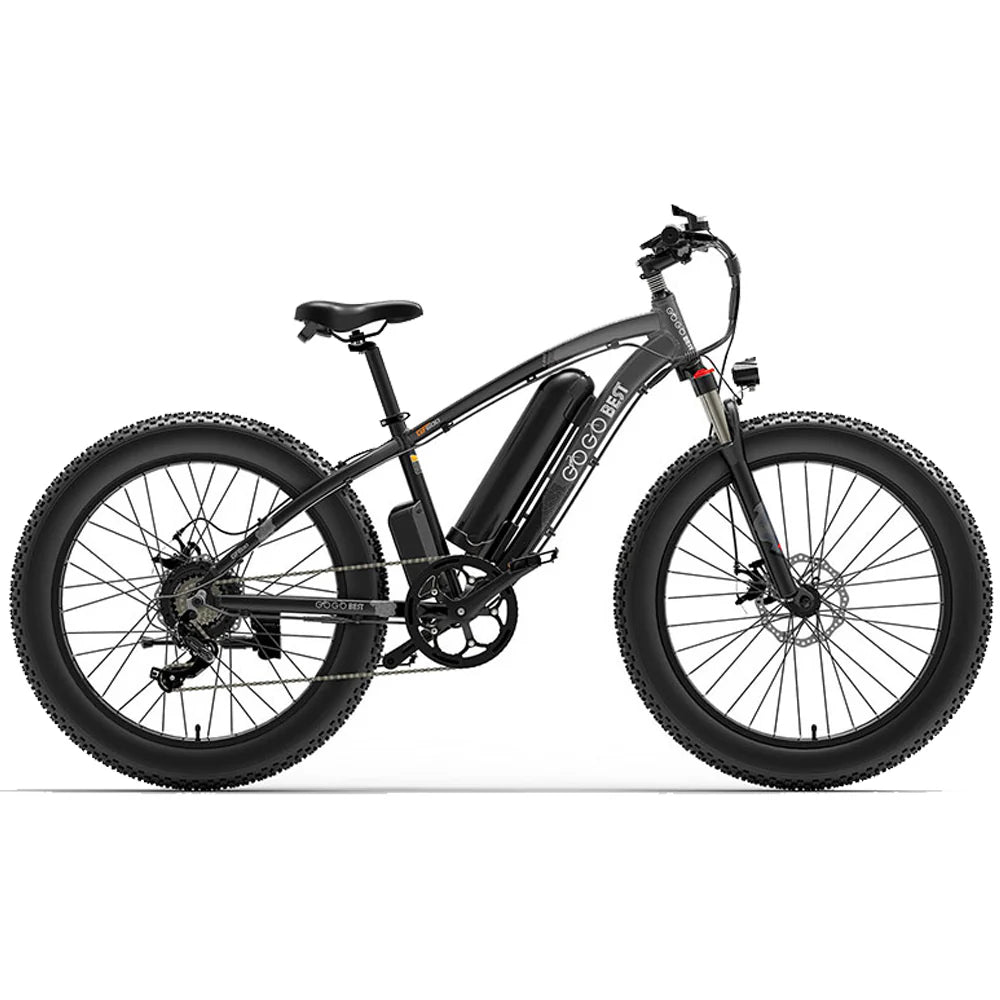 GOGOBEST GF600 Electric Mountain Bike – Dual 1000W Motors | 48V 23Ah Battery | 26″ Fat Tyres | Front Suspension | All-Terrain Adventure E-Bike
