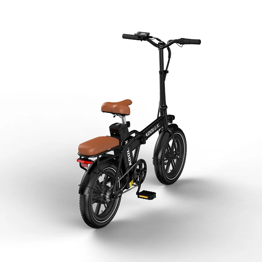 KOOLUX X10 Electric Bike – 250W Motor | 36V 13Ah Battery | 16″ × 3.0″ Tyres | Folding Urban E-Bike | Up to 65km Range | Compact City Commuter Bike