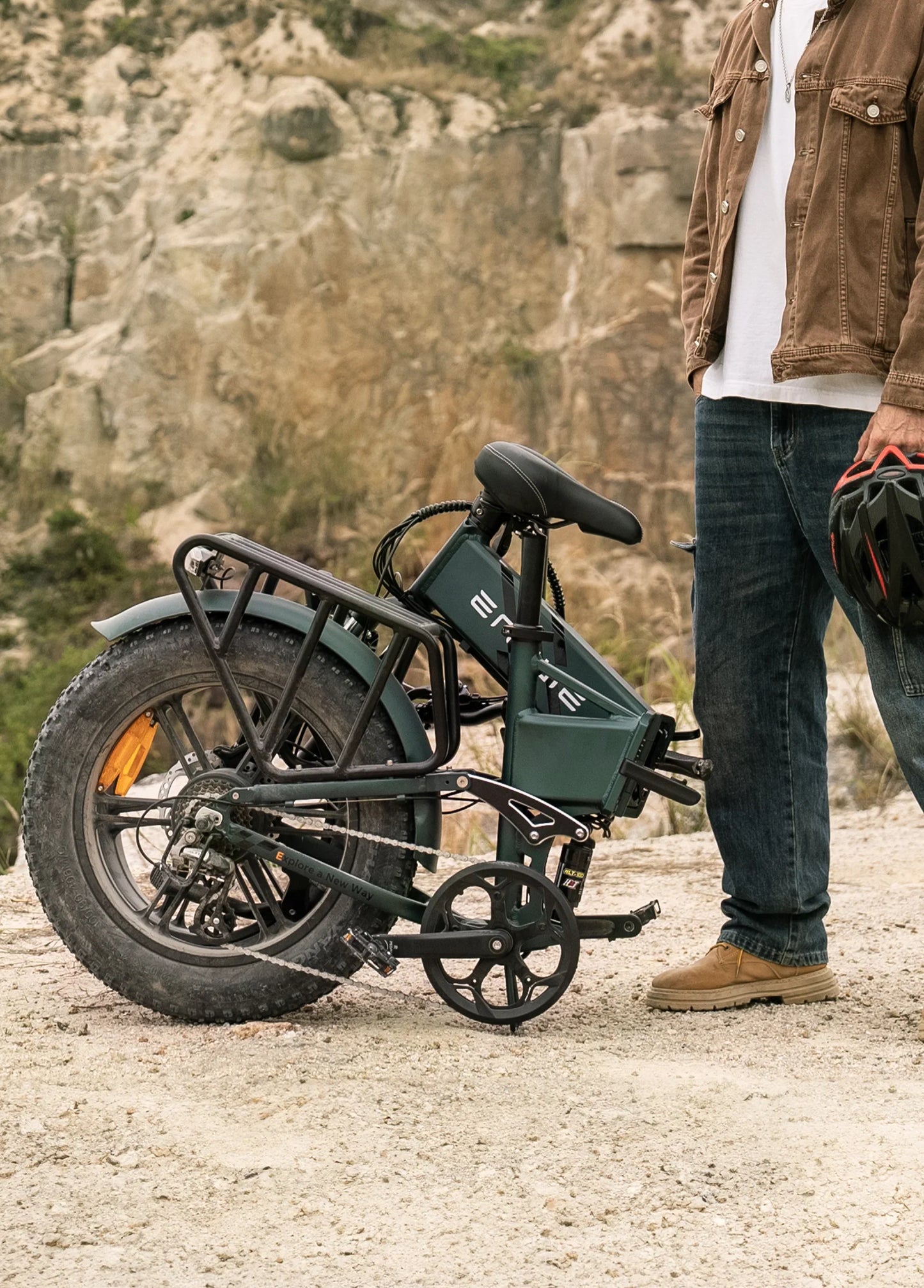Fat Tires Folding E‑Bike 