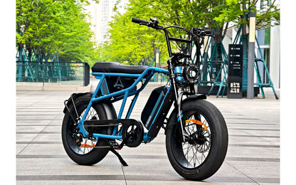 A-SPADZ CAVET Air Electric Bike – 250W Motor | 48V 15.6Ah Battery | 20″ × 4.0″ Fat Tyres | Café Racer Style | Up to 100km Range | UK Legal E-Bike