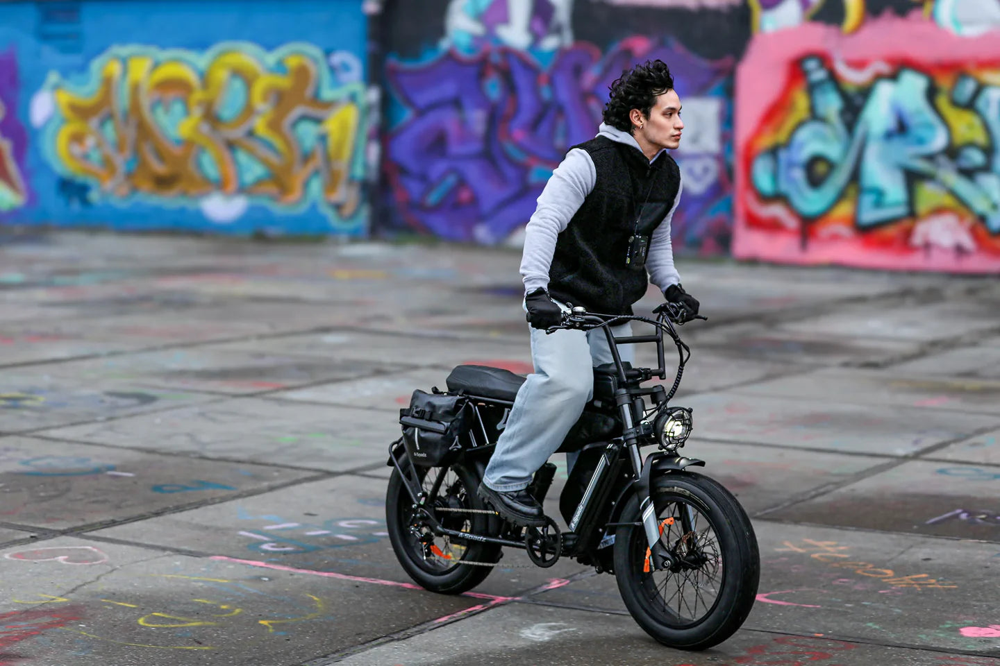 A-SPADZ CAVET Air Electric Bike – 250W Motor | 48V 15.6Ah Battery | 20″ × 4.0″ Fat Tyres | Café Racer Style | Up to 100km Range | UK Legal E-Bike