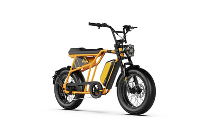 A-SPADZ CAVET Air Electric Bike – 250W Motor | 48V 15.6Ah Battery | 20″ × 4.0″ Fat Tyres | Café Racer Style | Up to 100km Range | UK Legal E-Bike