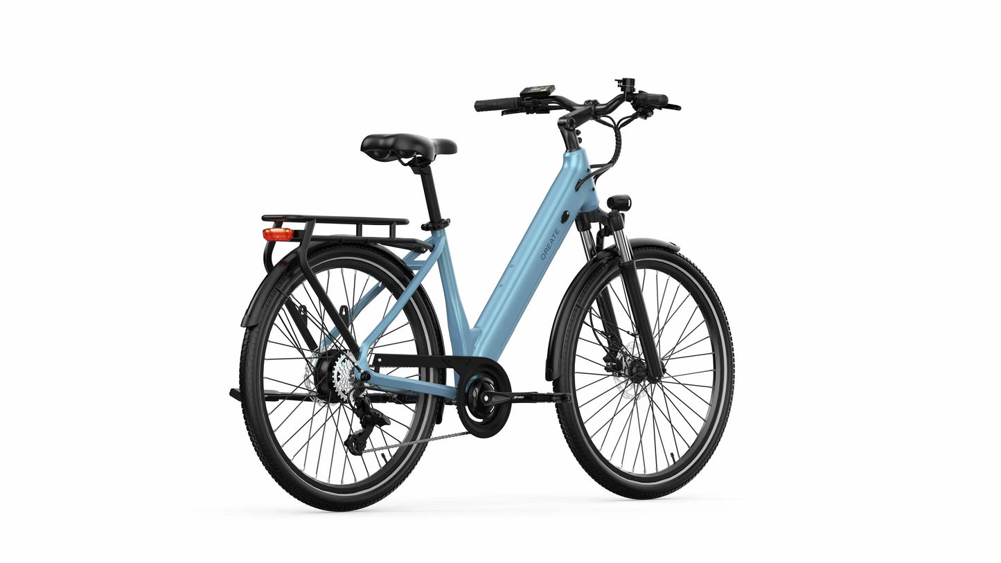 A-Spadz Qreate City Air Electric Bike – 250W Motor | 36V 13.5Ah Battery | 27.5″ Hybrid Tyres | Hydraulic Disc Brakes | Urban Commuter E-Bike