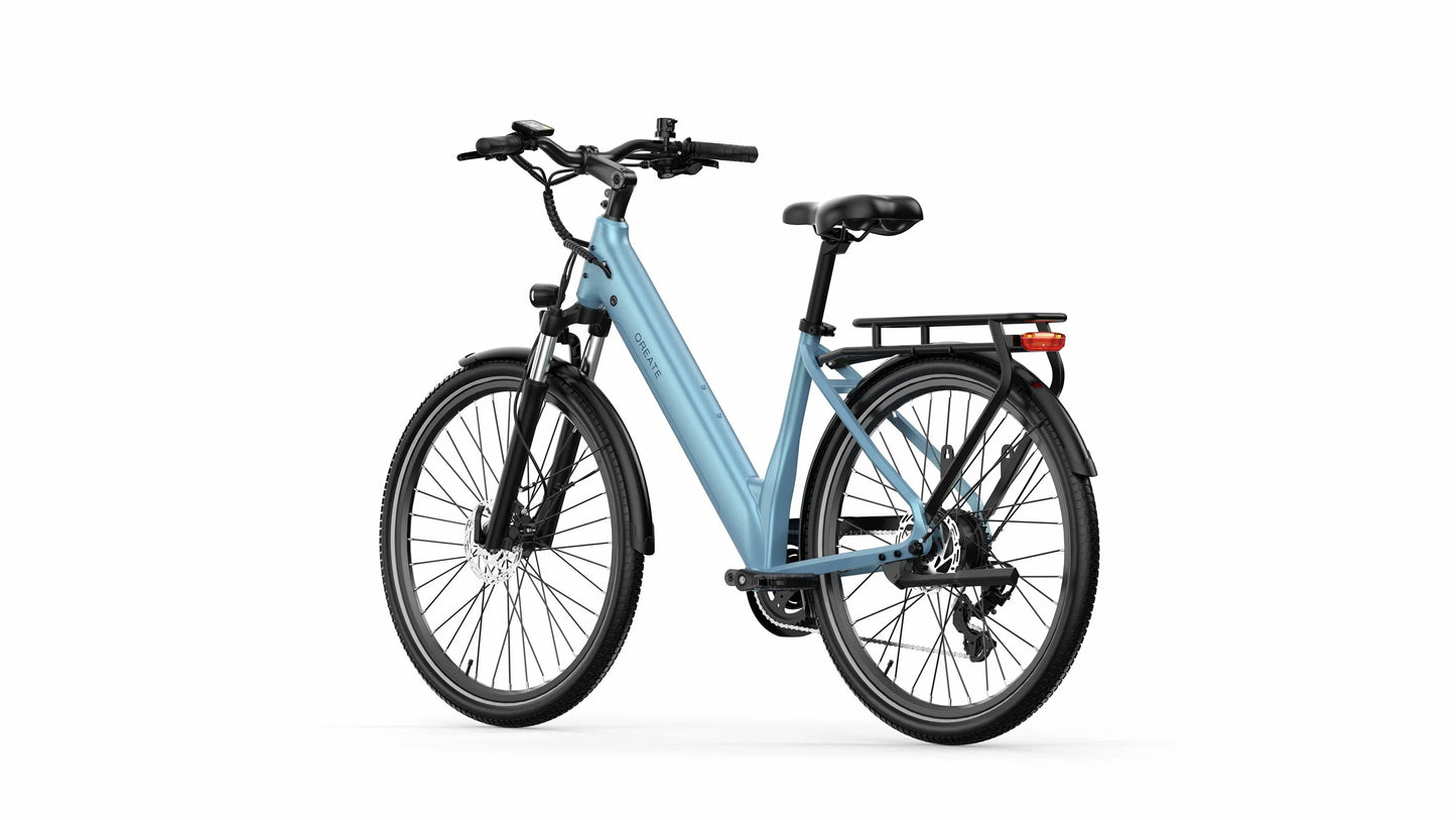 A-Spadz Qreate City Air Electric Bike – 250W Motor | 36V 13.5Ah Battery | 27.5″ Hybrid Tyres | Hydraulic Disc Brakes | Urban Commuter E-Bike