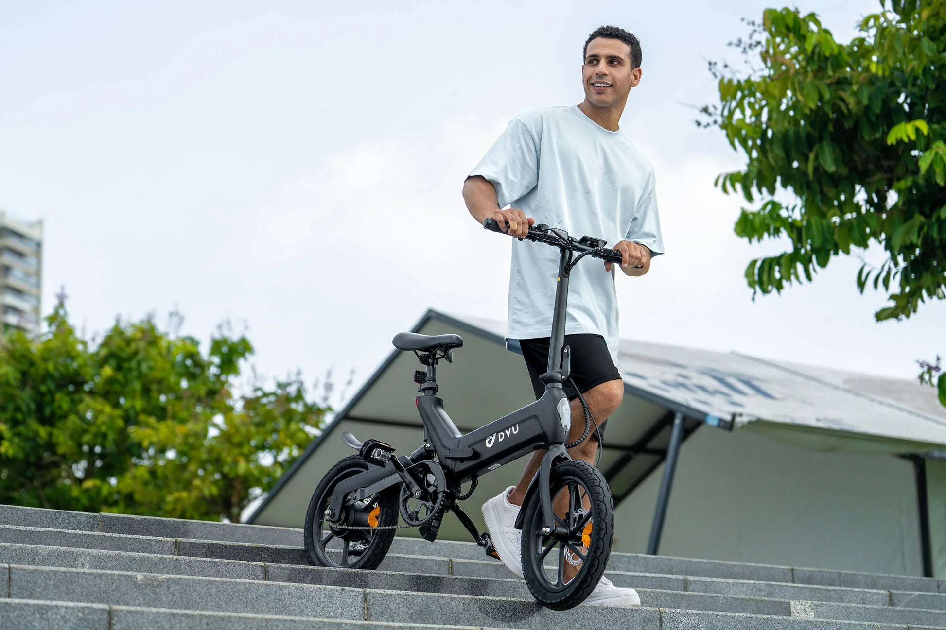 DYU A16 Folding Electric Bike 
