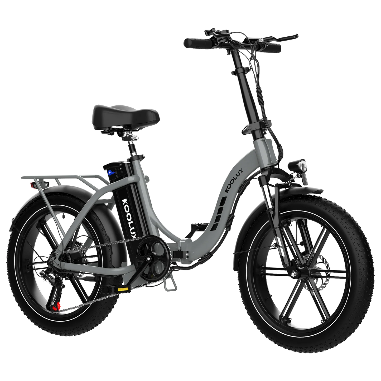 KOOLUX BK6S 4.0 Folding Electric Bike – 750W Motor | 48V 13Ah Battery | 20″ × 4.0″ Fat Tyres | Dual Suspension | Up to 90km Range | High-Power Urban/Off-Road E-Bike