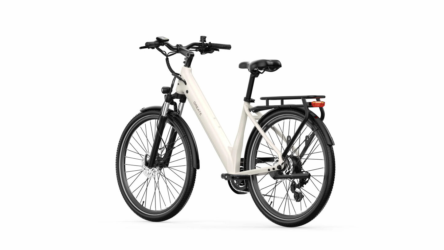 A-Spadz Qreate City Air Electric Bike – 250W Motor | 36V 13.5Ah Battery | 27.5″ Hybrid Tyres | Hydraulic Disc Brakes | Urban Commuter E-Bike