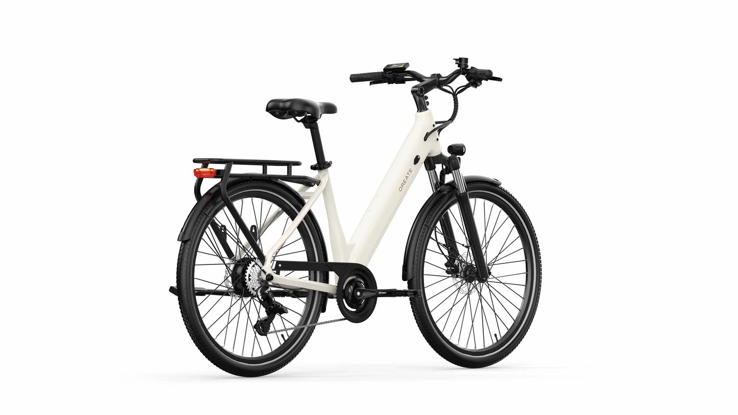 A-Spadz Qreate City Air Electric Bike – 250W Motor | 36V 13.5Ah Battery | 27.5″ Hybrid Tyres | Hydraulic Disc Brakes | Urban Commuter E-Bike