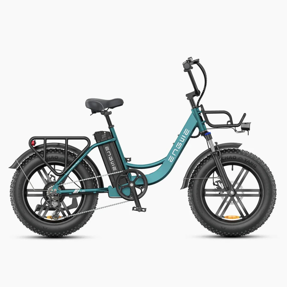 ENGWE L20 Boost Electric Bike – 250W Motor | 48V 13Ah Battery | 20″ Fat Tyres | Step-Through Frame | Up to 126km Range | UK Legal Commuter E-Bike