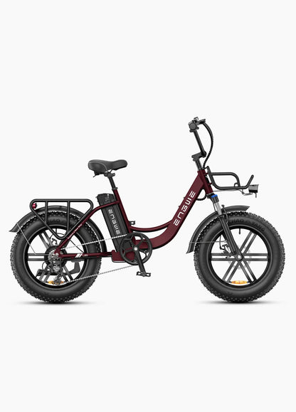 ENGWE L20 Boost Electric Bike – 250W Motor | 48V 13Ah Battery | 20″ Fat Tyres | Step-Through Frame | Up to 126km Range | UK Legal Commuter E-Bike