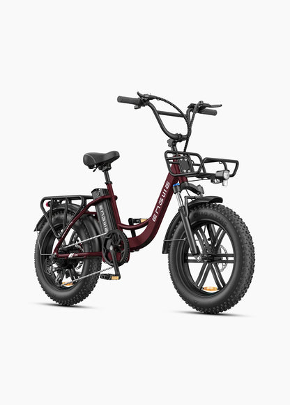 ENGWE L20 Boost Electric Bike – 250W Motor | 48V 13Ah Battery | 20″ Fat Tyres | Step-Through Frame | Up to 126km Range | UK Legal Commuter E-Bike