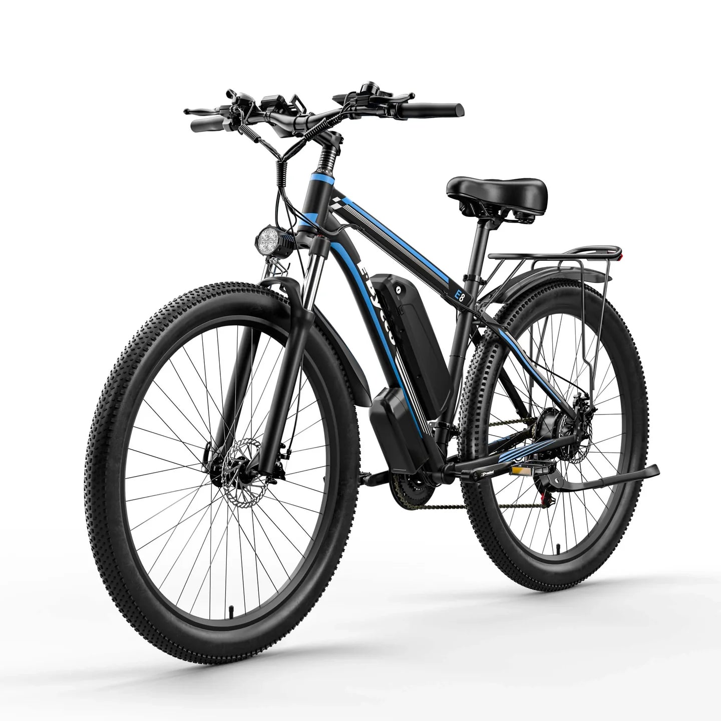E-BYCCO EB7 Pro Electric Bike – 1000W Dual Motor | 52V 23Ah Battery | 26″ Fat Tyres | Full Suspension | Up to 55km/h High-Performance E-Bike