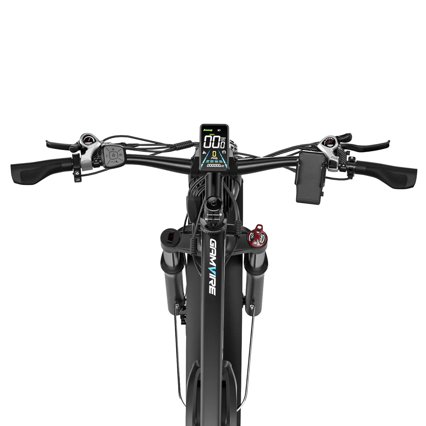 E-BYCCO Gamvire 26 V7 Electric Bike – 1000W Motor | 52V 19.2Ah Battery | 26″ Fat Tyres | All-Terrain Full Suspension | High-Speed Off-Road E-Bike