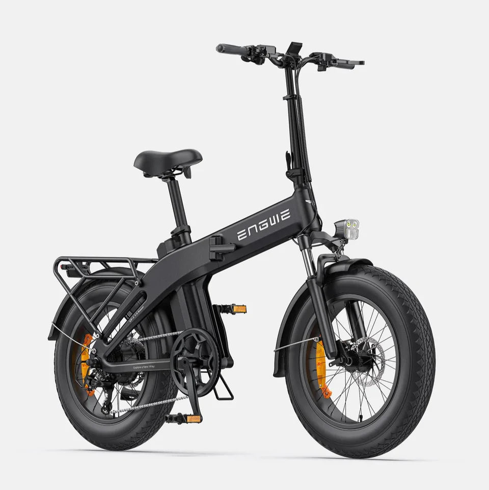 ENGWE EP-2 3.0 Boost Electric Bike – 250W Motor | 48V 13.5Ah Battery | 20″ × 4.0″ Fat Tyres | Folding Frame | Up to 120km Range | UK Legal E-Bike