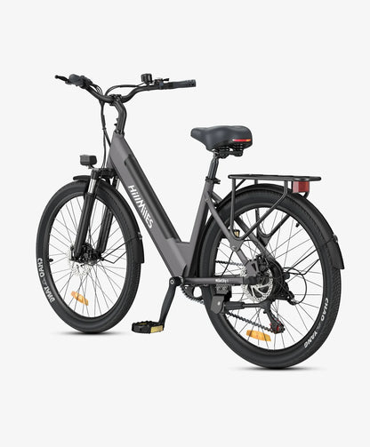 HILLMILES MILECITY 1 Electric Bike – 250W Motor | 36V 13Ah Battery | Torque Sensor Assist | 26″ Urban Tyres | Up to 100km Range | UK Legal City E-Bike