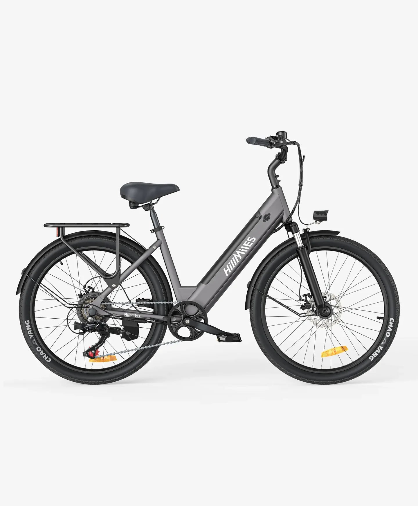 HILLMILES MILECITY 1 Electric Bike – 250W Motor | 36V 13Ah Battery | Torque Sensor Assist | 26″ Urban Tyres | Up to 100km Range | UK Legal City E-Bike