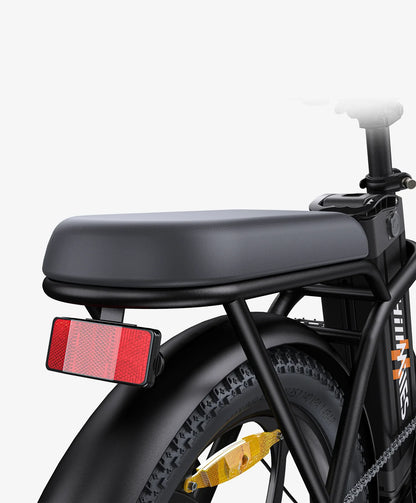 HILLMILES MILEPORT 1 Electric Bike – 250W Motor | 36V 13Ah Battery | 20″ Fat Tyres | Folding Frame | Up to 100km Range | UK Legal Commuter E-Bike