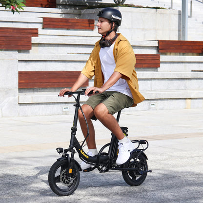 Hidoes C5 Electric Bike – 250W Motor | 36V 10.4Ah Battery | 14″ Fat Tires | Foldable Commuter E-Bike | 25 km/h UK Legal