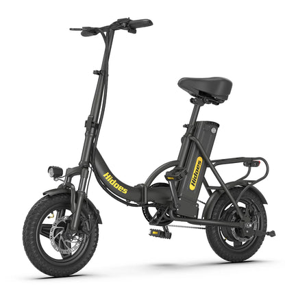 Hidoes C5 Electric Bike – 250W Motor | 36V 10.4Ah Battery | 14″ Fat Tires | Foldable Commuter E-Bike | 25 km/h UK Legal