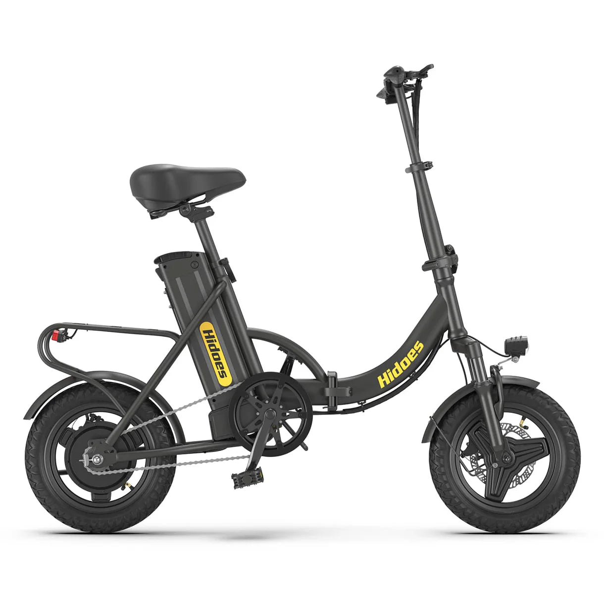 Hidoes C5 Electric Bike – 250W Motor | 36V 10.4Ah Battery | 14″ Fat Tires | Foldable Commuter E-Bike | 25 km/h UK Legal